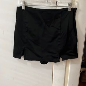 black Zara skirt